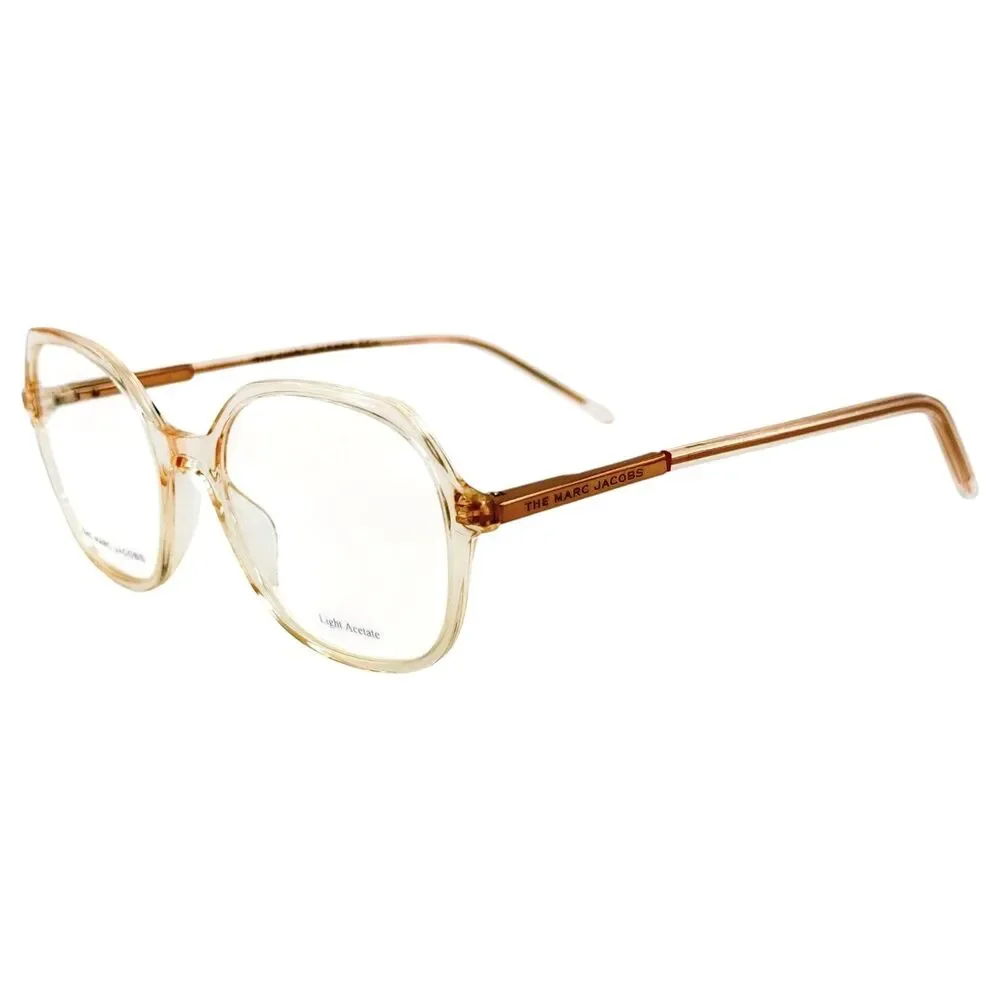Marc Jacobs Marc 512 Womens Plastic Eyeglass Frame 733 Transparent Peach 50-18